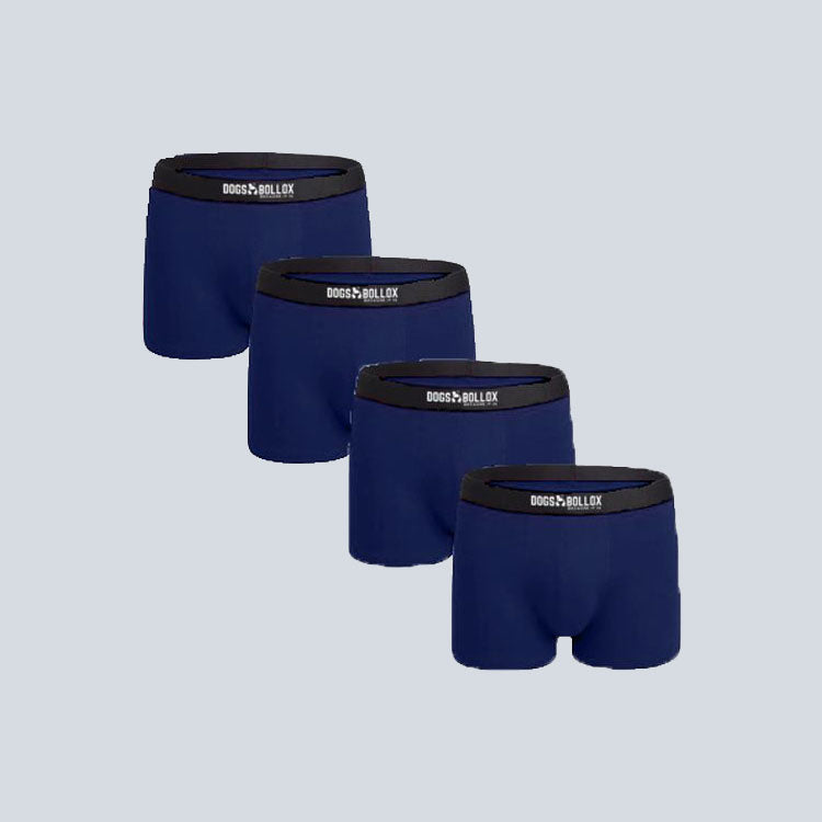 Men's Dogs Bollox 4-Pack Easy Stretch Jocks