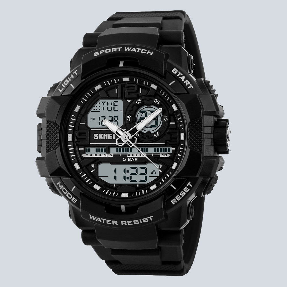 Men's SKMEI 6411 Dual Time Chrono Backlight Sports Watch