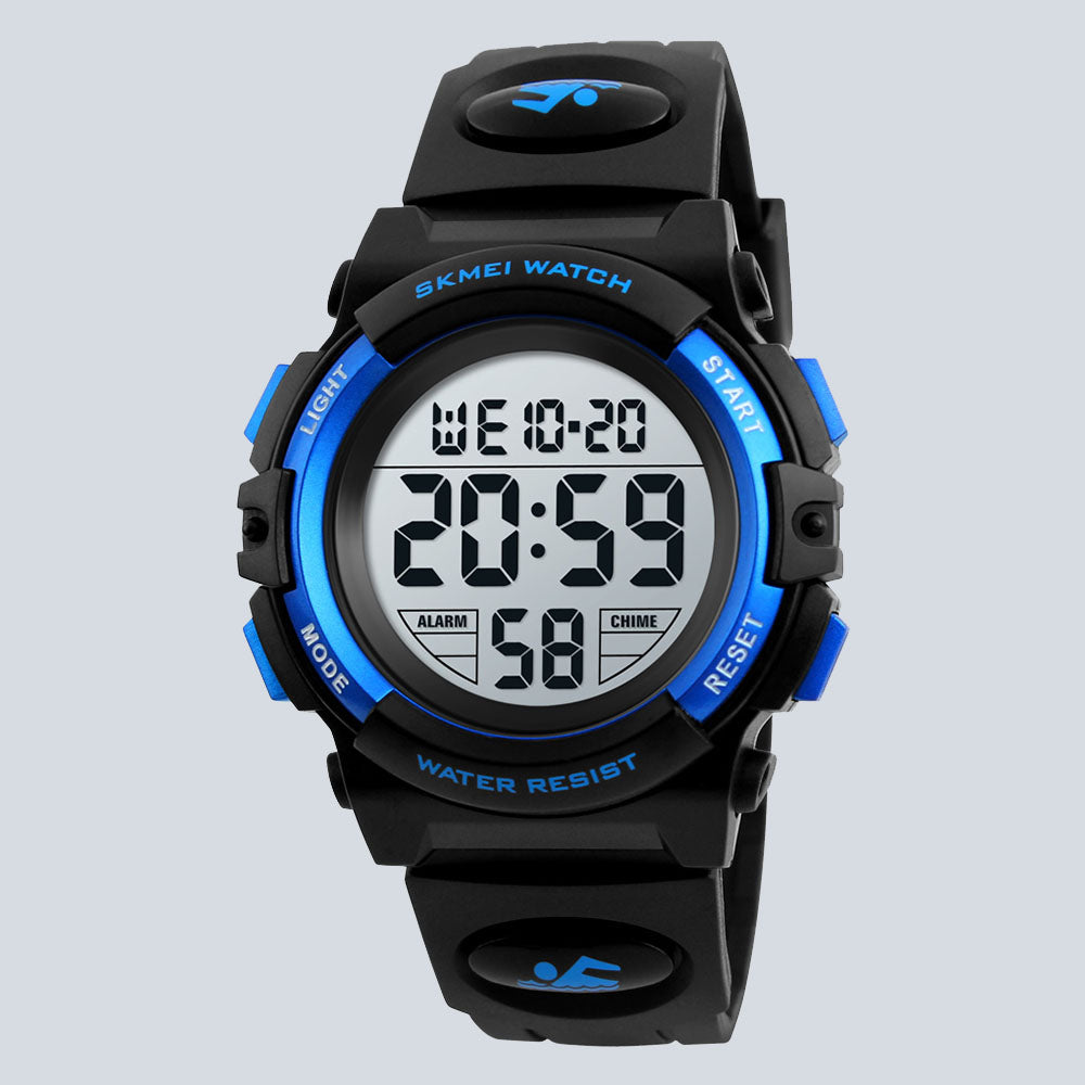 Men's SKMEI 6621 Waterproof Sports Digital Silicone Band Watch