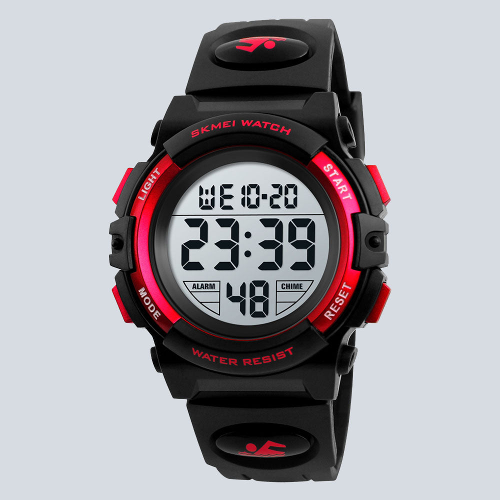 Men's SKMEI 6621 Waterproof Sports Digital Silicone Band Watch