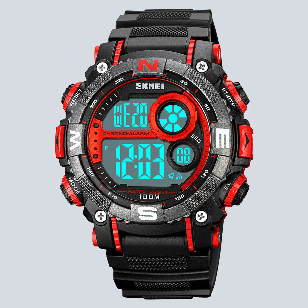 Men's Skmei 7881 Water Resistant Digital Rubber Wrist Watch