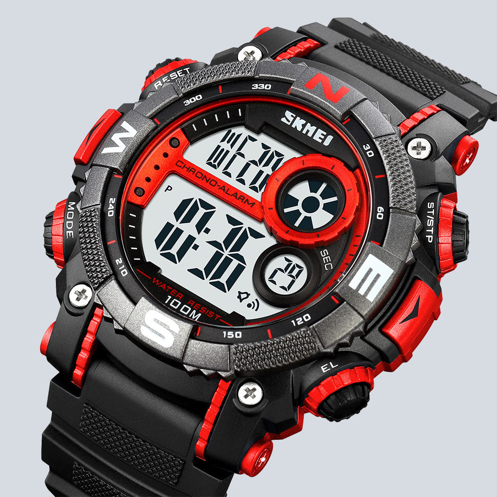 Men's Skmei 7881 Water Resistant Digital Rubber Wrist Watch