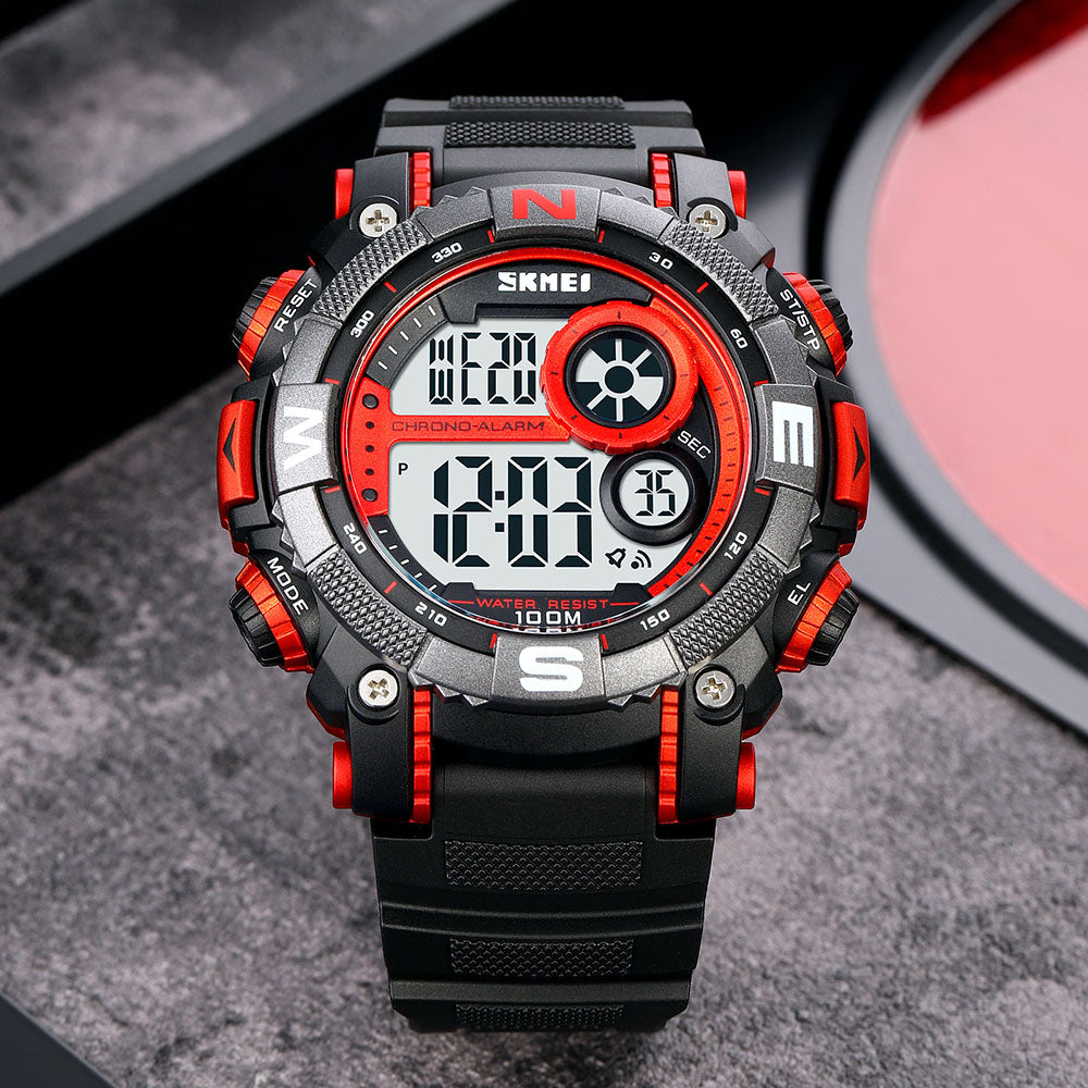 Men's Skmei 7881 Water Resistant Digital Rubber Wrist Watch