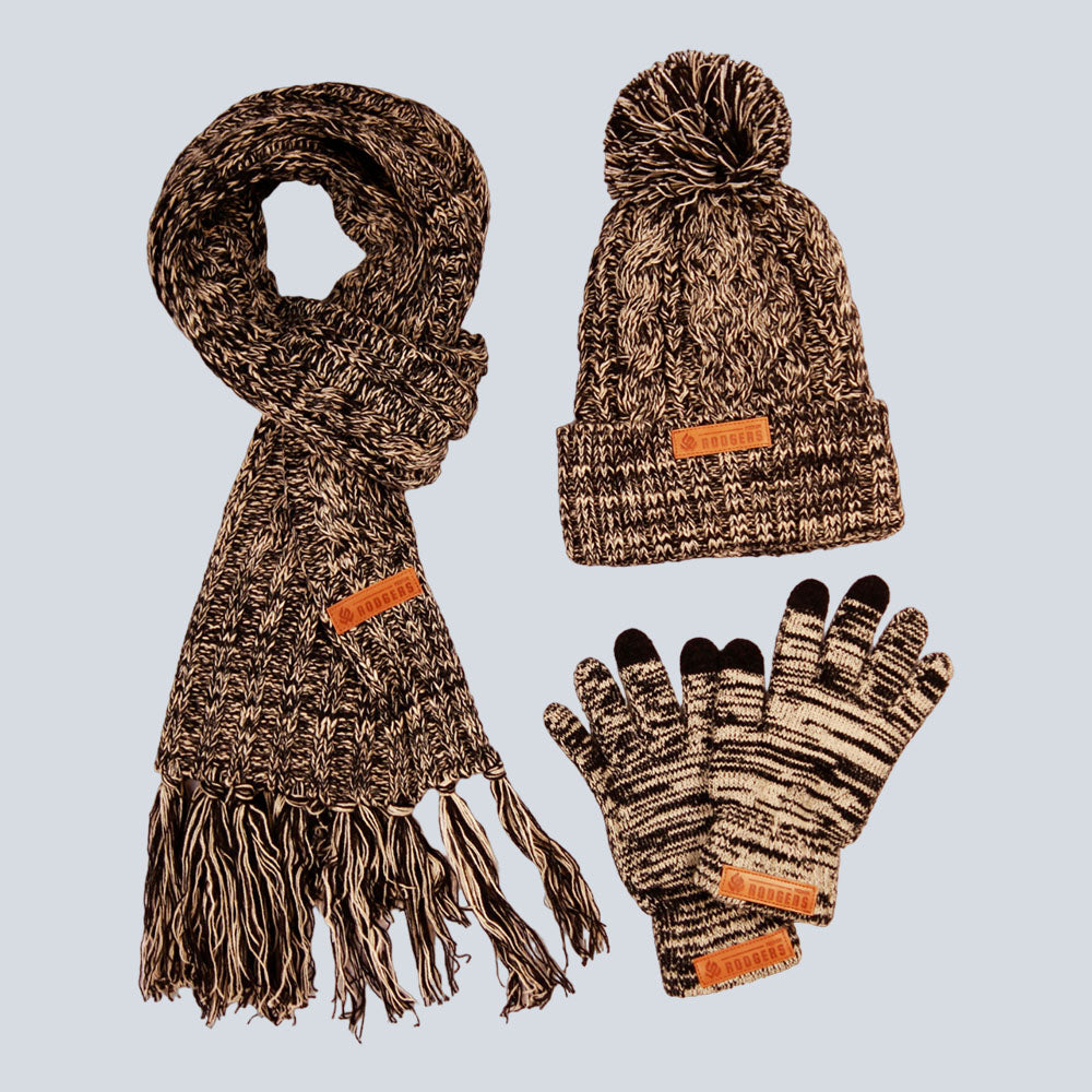 Unisex Rodgers Premium Scarf/Beanie/Glove Set