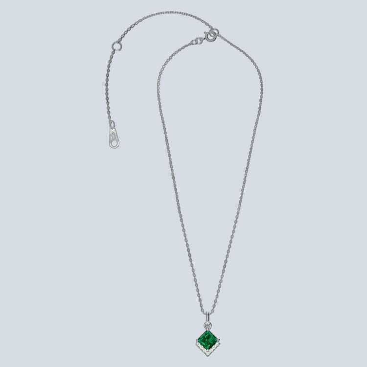 Women's Campbell & Rodgers Jill Emerald Pendant