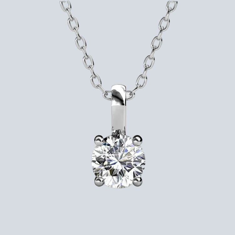 Women's Campbell & Rodgers Solitaire Pendant with Swarovski Crystals