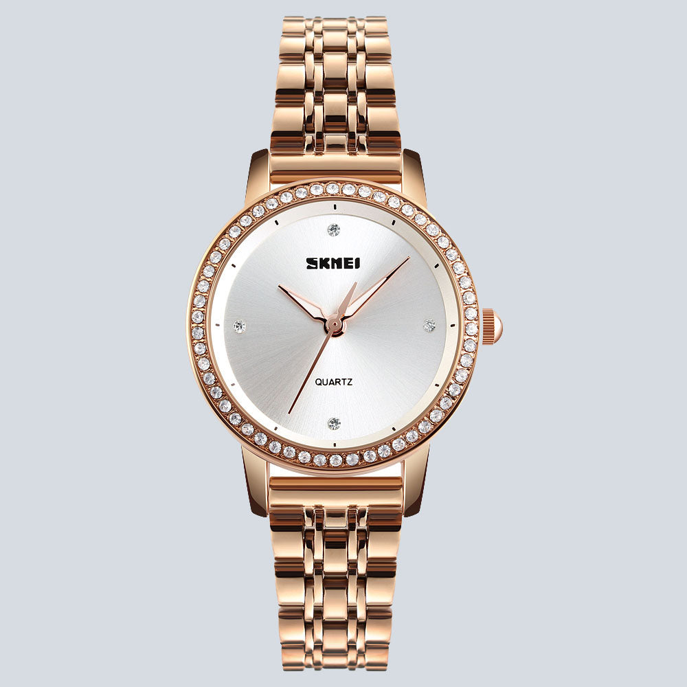 Women's SKMEI 1131 Luxury Style Diamond Strap Quartz Watch