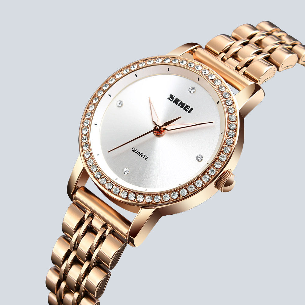 Women's SKMEI 1131 Luxury Style Diamond Strap Quartz Watch