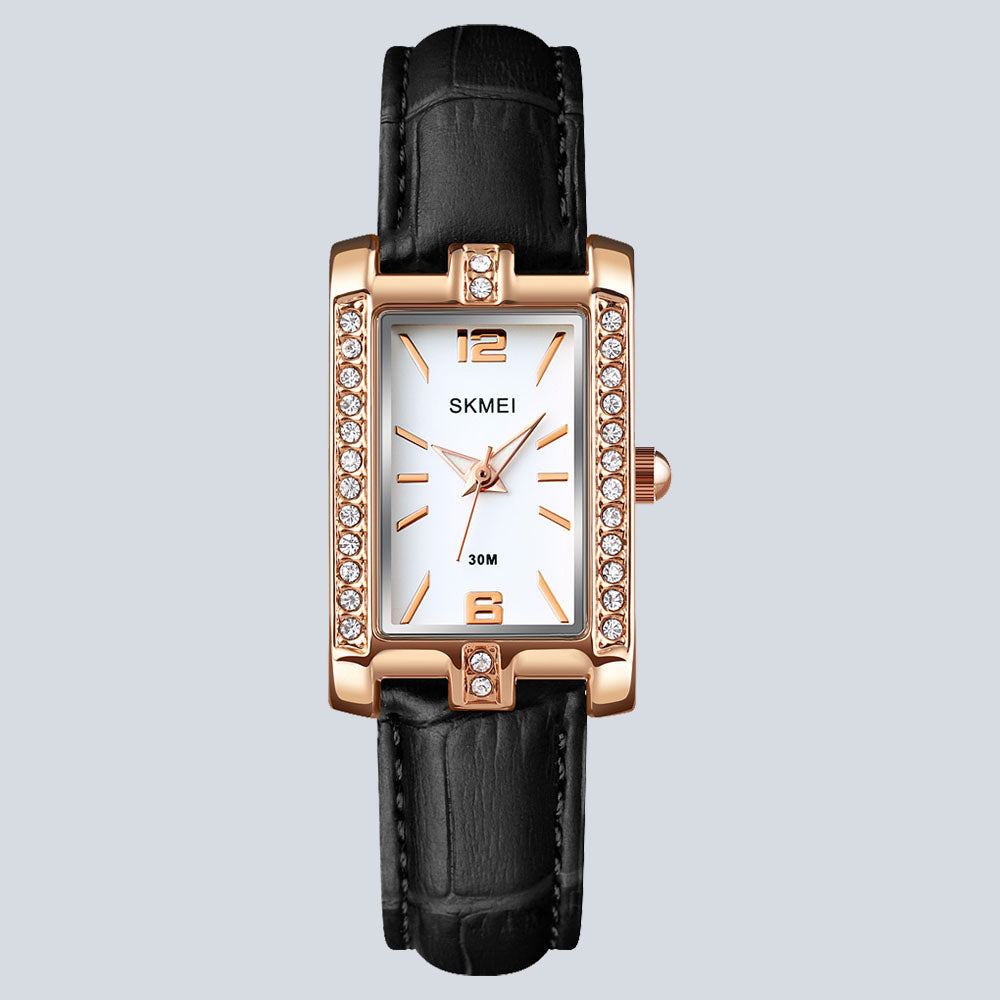 Women's SKMEI 0961 Elegant Meticulous Small Dial Rhinestone Quartz Watch